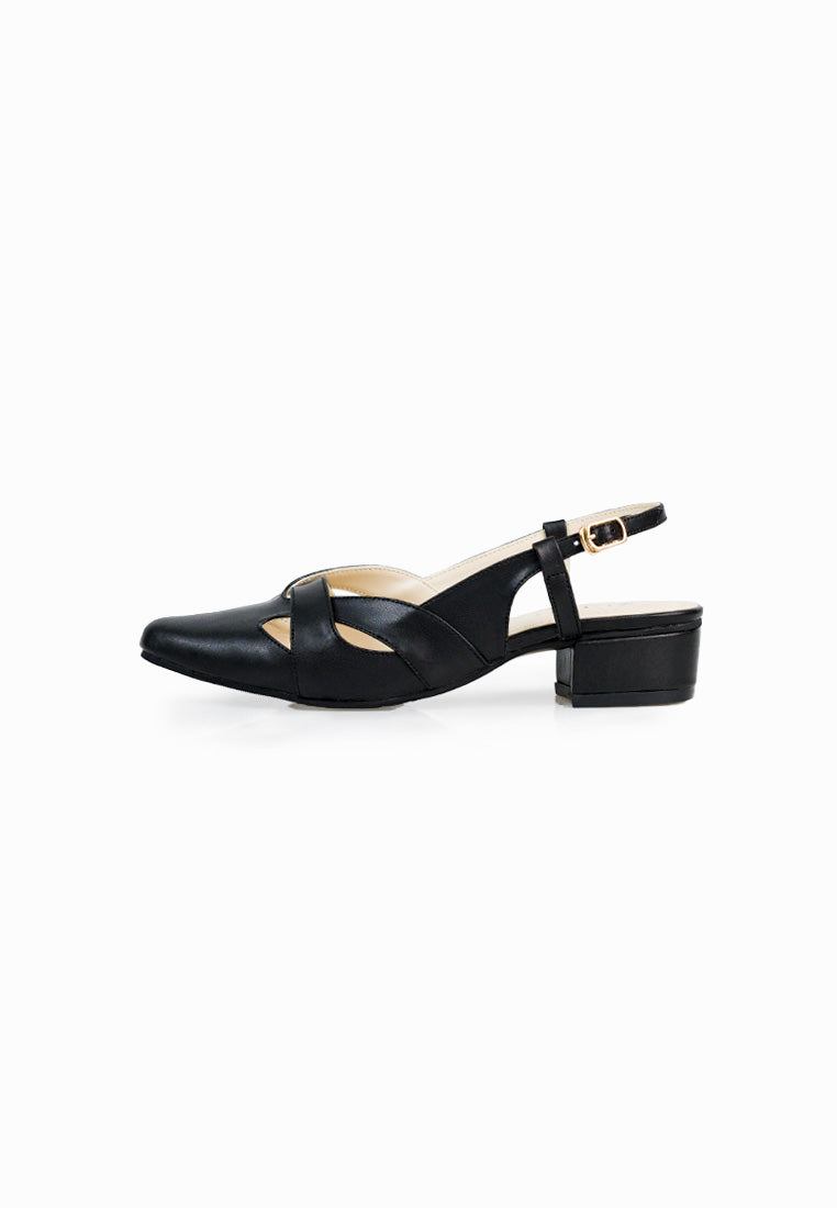 SEIS Glory Mules Heels Wanita | Slingback Hak 3 cm